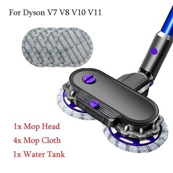 Elektrické Čistenie Mop Hlava Pre Dyson V7 V8, V10 V11 Vysávač Časti Mop Hlavy Mokré A Suché, s Vodná Nádrž