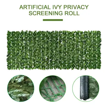 Nový Plot, Stenu Balkóna Privacy Screen Roll Rozširuje Odolné Umelé Ivy Leaf Mreže, Rastlín Skríningu Pre Záhradné Steny Výzdoba