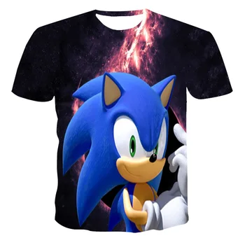 Muži oblečenie 2020 Nové módne anime štýl Hry Tlač Krátke Sleeve T-shirt 3D print t Shirt Bežné Priedušná zábavné tričká