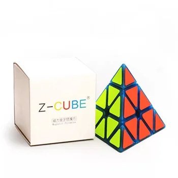 Zcube 3x3 Pyramídy Magnetické Magic Cube Hračka Profesionálne 7.3 cm Rýchlosť Cube Puzzle Kľukatých Vzdelávacie Hračky pre dieťa