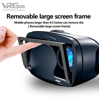 Nový VRG Pro 3D VR Okuliare Virtuálnej Reality na celú Obrazovku Visual širokouhlý VR Okuliare Pre 5 Až 7 palcový Smartphone Zariadenia