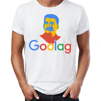 Hip Hop Muži T-shirts Zábavné Goolag ZSSR Stalin umeleckej tvorivosti Úžasné Umelecké Kreslenie Vytlačené Ulici Chlapci Tees Swag Bavlna Camiseta