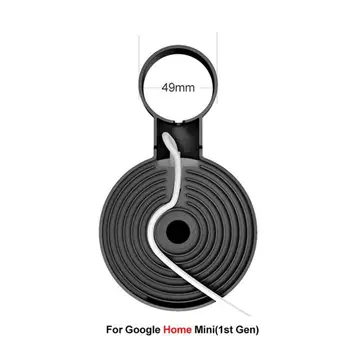 Zásuvky v Stene Mount Držiak pre Google Domov Mini (1. Generácie) Google Hniezdo Mini (2st Gen) Kábel Riadenia pre Google Mini Smart Reproduktor