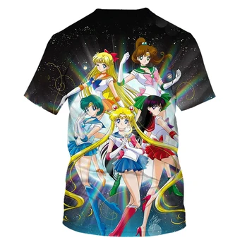 2021 Módne pánske a dámske tričká Anime Krásne Dievčatá Bežné Tlačené T-košele pánske pánske Topy, tričká XXS-6XL