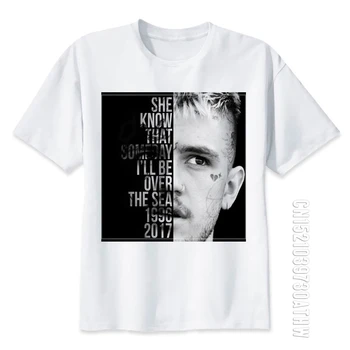 2020 Nový Príchod Lil Peep Muž T-Shirt Hip Hop Muž Vlastné Tričko Vtipné Tričká Pre Mužov Ženy, Chlapci, Punk Dizajnér Streetwear