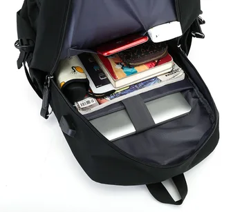 Fortnites USB Nabíjanie Školské tašky Bookbag Chlapec Teenagerov Veľkú Kapacitu Batoh Battle Royale Uprostred Vysokej Škole Teen Aktovka