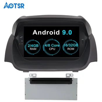 Android 9.0 8 jadro Auto, DVD a CD prehrávač, GPS Navigáciu Pre Ford Fiesta 2013 2016 Multimediálny systém, rádio Auto Stereo 32 GB