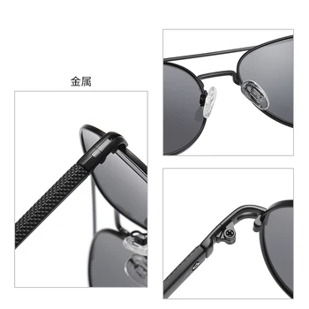 YSYX Módne slnečné Okuliare Mužov Polarizované Značky Okuliare UV400 Pilot Anti-glare Retro Slnečné okuliare Pre Ženy/Mužov lentes de sol 3363