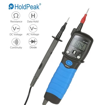 HoldPeak Ručné Pero Typ Digitálny Multimeter DC/AC Napätie Meter Odpor Diódy Kontinuity Tester Podsvietenia LCD Displej