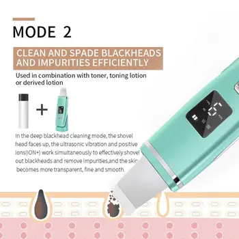 Elektrické Ultrazvukové Pokožky Práčky Tváre Cleaner Akné Blackhead Odstraňovač Peeling Lopatu Cleaner Tváre Masér Face Lift Stroj