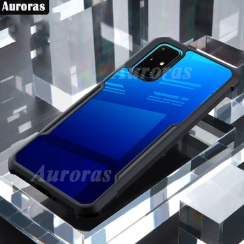 Auroras Pre Samsung Galaxy M51 Prípade Anti-jeseň Airbag Prípade Shockproof Jasné, S Mäkké Rám, Kryt Pre Samsung M51 Prípade