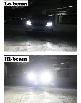 Pár Auto Styling H4 P43T H7 Integrované LED Reflektor Súpravy CANBUS Hmly DRL Jazdy Svetelný zdroj Napájaný LumiledsChips s Medeného Pásu