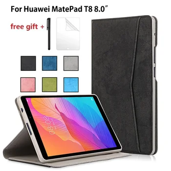 Pre Huawei MatePad T8 Prípade 8.0 2020 PU Kože Flip Prípad Tabletu pre Huawei MatePad T8 Kobe2-L09 Kobe2-L03 8