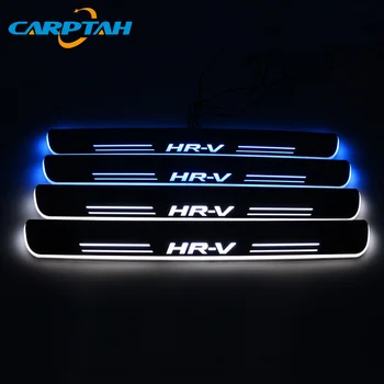 CARPTAH Výbava Šliapacie Auto Vonkajšie Časti LED Dvere, Parapetné Šúchať Doska Cesta Dynamické Streamer svetlo Na Honda HRV HR-V roku - 2019