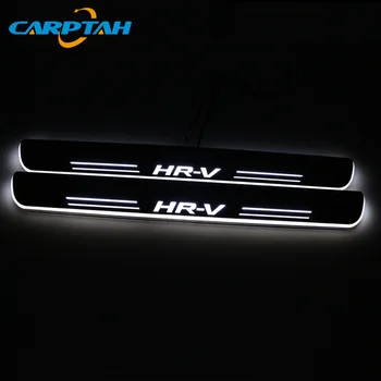 CARPTAH Výbava Šliapacie Auto Vonkajšie Časti LED Dvere, Parapetné Šúchať Doska Cesta Dynamické Streamer svetlo Na Honda HRV HR-V roku - 2019