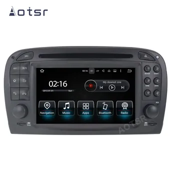 AOTSR 2 Din Rádio Android 9 Na Mercedes SL R230 SL350 SL500 SL55 SL600 SL65 Multimediálny Prehrávač, GPS Navigáciu, 2Din Autoradio