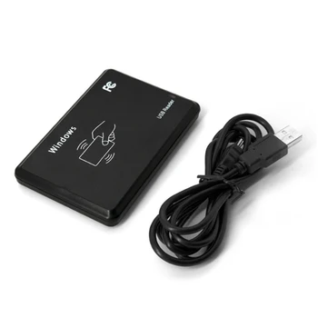 125KHz / 13.56 MHz USB RFID Čítačky Dual Frekvencia Snímača Snímač kariet Smart Card Reader žiadna Jednotka pre Riadenie Prístupu