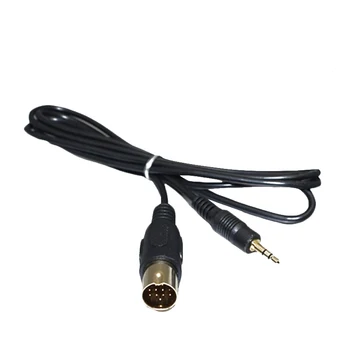 Vysoko Kvalitné Auto Black 13pin AUX Audio Kábel, CD menič na pomocné MP3 Adaptér viesť vhodné Pre Kenwood