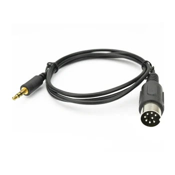 Vysoko Kvalitné Auto Black 13pin AUX Audio Kábel, CD menič na pomocné MP3 Adaptér viesť vhodné Pre Kenwood