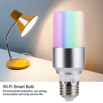 7W Smart WiFi Žiarovky E27/B22/E14 RGBW Stmievateľné Bezdrôtový WiFi Diaľkové Ovládanie Svetla, Žiarovky Lampy Pre Echo Alexa Domovská stránka Google