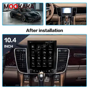 Auto Multimediálny Prehrávač Stereo GPS, DVD, Rádio, Navigačný 64GB Android 9.0 Obrazovky pre Porsche Panamera 970 G1 2010-2016 DSP HeadUnit