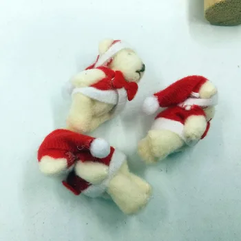 10pcs/veľa Mini Spoločné macko plyšové hračky reťazca biela gummy bears 4,5 cm zvierat na Svadbu peluches bicho ursinho de pelucia