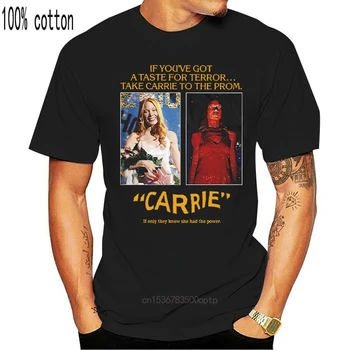 Carrie V3 Brian De Palma horor filmový plagát, 1976 T-Shirt VŠETKÝCH VEĽKOSTÍ S-5XL