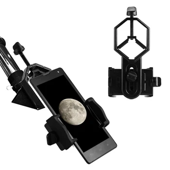 Univerzálneho držiaka Telefónu pre Ďalekohľad, Mikroskop objektív fotoaparátu Mobilného telefónu fotografie, Stojan, Adaptér