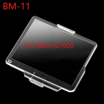 10pcs/veľa BM-11 Pevného Plastového Filmu Monitor LCD Displej Krytu Chránič pre Nikon D7000