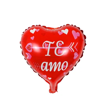 10pcs 10 inch španielsky Te Amo Milujem ťa Fóliové Balóny, Dekorácie Deti Hračky Svadobný Deň matiek, Deň svätého Valentína Darčeky Vzduchu Globos