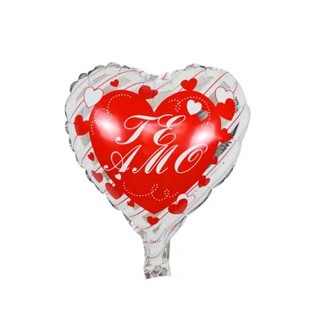 10pcs 10 inch španielsky Te Amo Milujem ťa Fóliové Balóny, Dekorácie Deti Hračky Svadobný Deň matiek, Deň svätého Valentína Darčeky Vzduchu Globos