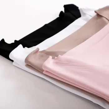 2021 nové módne ženy t-Shirt ženy bavlna krátke rukávy Príležitostné letné jednofarebné tričko topy