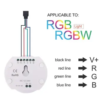 Pôvodné 16million farby Bluetooth RGB led controller ufo controler RGB RGBW led pásy IOS Android Načasovanie funkciu,hudba režimy