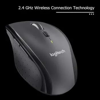 Logitech Wireless Mouse M705 3 roky Životnosť Batérie USB Prijímač Myší Sivá Pre Windows, MacOS Herné Pracovných Wireless Mouse
