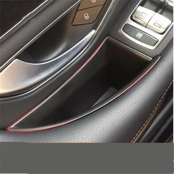 EAZYZKING 4pcs/set Auto Styling kľučky Úložný Box držiaka telefónu Palety Prípade Benz triedy S S320 S400 S500 S200-2018