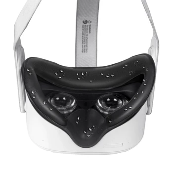 Hot Predaj Mäkké Silikónové Očná Maska Kryt Pad black Pre Oculus Quest 2 VR Okuliare Soft Anti-pot Silikónové VR Okuliare Príslušenstvo