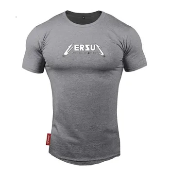 Móda bavlna pánske T-shirt 2020 nové-krátke rukávy športové top streetwear bežné značky, pánske oblečenie športové bezec
