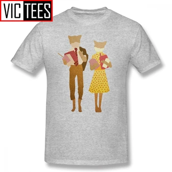 Mens Wes Anderson, T Košele Fantastický Pán Fox T-Shirt Muž Zábavné Tee Tričko Tlač Veľkých Percent Bavlna Tričko Pláže