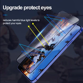 Screen Protector Tvrdeného Skla Pre iPhone 12 11 Pro Max XR X 7 8 plus SE Celej Obrazovke Zakrivené Hrany Tvrdené Ochranný Film Kryt