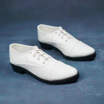 BJD bábika topánky sú vhodné pre strýko kožené topánky s rovnou ukázal tip sťahovacie oblek a klasické čierne a biele kožené topánky