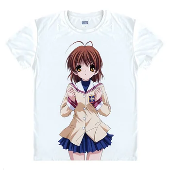 Coolprint Clannad Po Príbeh T Shirt Kuranado Nagisa Furukawa Mužov Bežné Tričko Premium T-Shirt Vytlačené Krátky Rukáv Košele