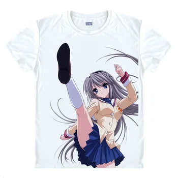 Coolprint Clannad Po Príbeh T Shirt Kuranado Nagisa Furukawa Mužov Bežné Tričko Premium T-Shirt Vytlačené Krátky Rukáv Košele