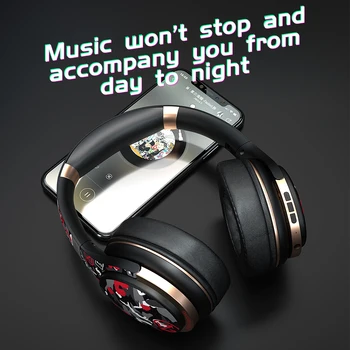 Prenosný Bezdrôtový Headset Bluetooth Slúchadlá Hráč Stereo Gaming Headset Subwoofer Bass, Priestorový Slúchadlá Skladacie Slúchadlá