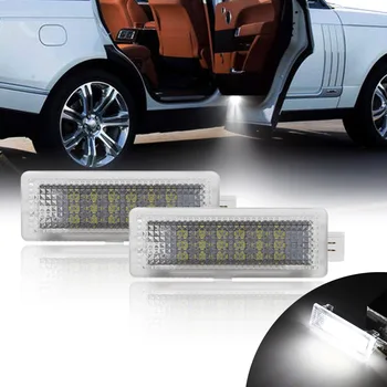 2KS LED Zdvorilosť Footwell Pod Dvere, Svetla, Žiadna Chyba pre Range Rover/šport Objav，Pre Land rover Evoque LR2 LR3 LR4 Auto Lampy