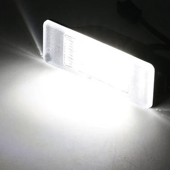 SUNKIA 2 ks/box bez Chýb LED Licenčné Číslo Doska Svetlo pre Benz Sprinter(W906)/VITO(W639)/Viano(W639) 18# 6000K-Biele Lupienky