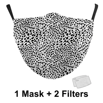 Sexy leopard tlač úst maska bavlna masky, ktoré môžu byť použité pre dospelých a deti umývateľný opakovane nastaviteľné