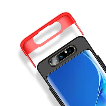 Úplné Pokrytie Cqoue obal pre Samsung Galaxy A80 Prípade 3 v 1 360 celého Tela Ťažké Hybridné Plastové Ochranné puzdro pre Samsung A8 Kryt