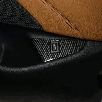 Auto Styling Predné Dvere batožinového priestoru Prepnúť Tlačidlo Dekoratívne Rám, Kryt Nálepky Výbava Pre BMW 5 Series G30 Interiéru Auto Príslušenstvo