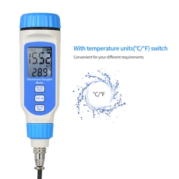 INTELIGENTNÝ SENZOR AR8210 Digitálne Rozpusteného Kyslíka Detektor Kyslíka Meter Prenosné ROBIŤ Pero Typu Kvality Vody Tester