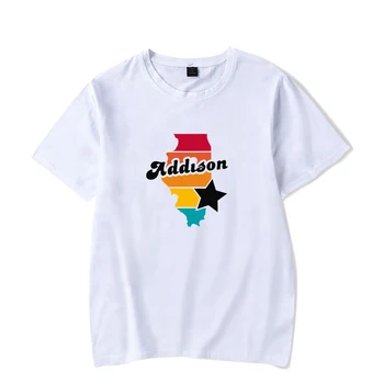 Letné Addison Rae T Shirt Muži Ženy Tričká Krátky Rukáv Bežné Biele Tričko Tlač Nové Módne Vysokej Kvality Topy O-Pravidelné krku